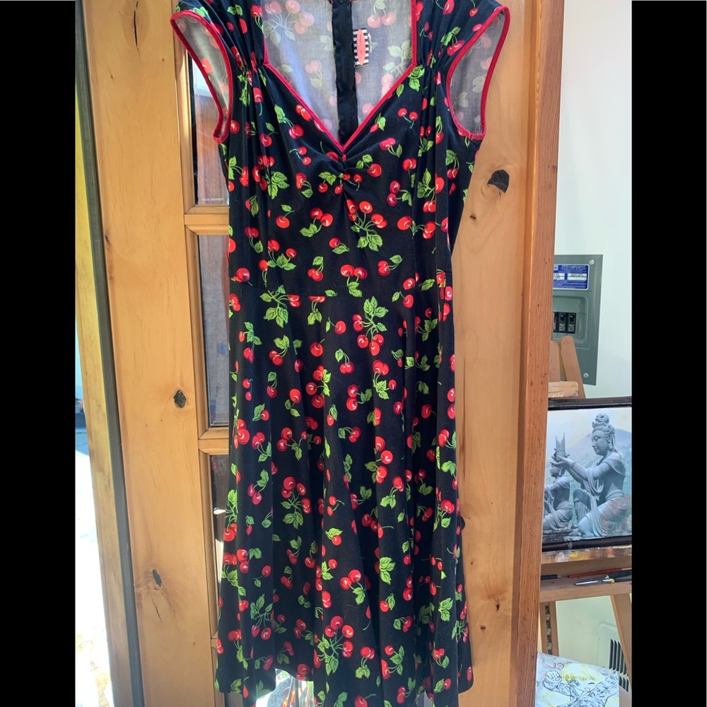 Pin up Couture brand cherry print dress